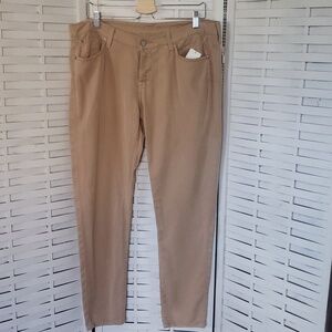 7 For All Mankind beige slim fit new mens pants 100% lyocell size 30